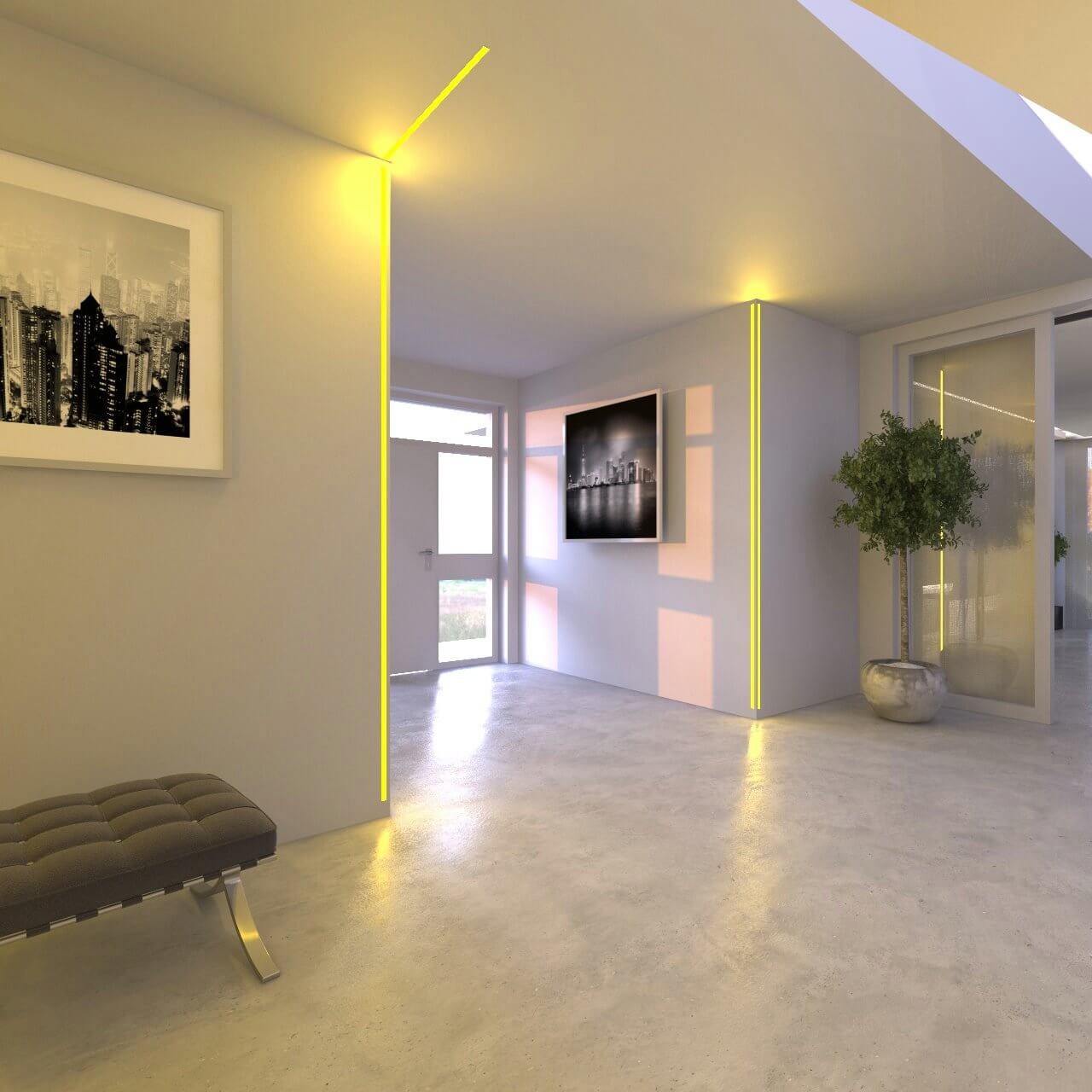 Innenarchitektur Designer Torsten Mueller 3D Visualisierung naehe Koeln Bonn (6) „Stimmungsvoll Wohnen“ ist das Credo des Wohnungsplaner, der vom Magazin SCHÖNER WOHNEN zu den einflussreichsten Designern ernannt wurde. Seine Vorstellung von Innenarchitektur hat sich in den letzten Jahren noch direkter zur Emotionalität bekannt und diese vor allem durch den professionellen Entwurf des Lichtdesign herausragend umgesetzt. Designbäder, die Ihr Bad exklusiv mit einer Design Badewanne in ein Home Spa verwandeln, profitieren dabei von der Beleuchtung indirekt mittels einer Voute, genauso wie das elegante Herrenzimmer, die professionelle Studierzimmer Einrichtung oder das verspielte Kinderzimmer.