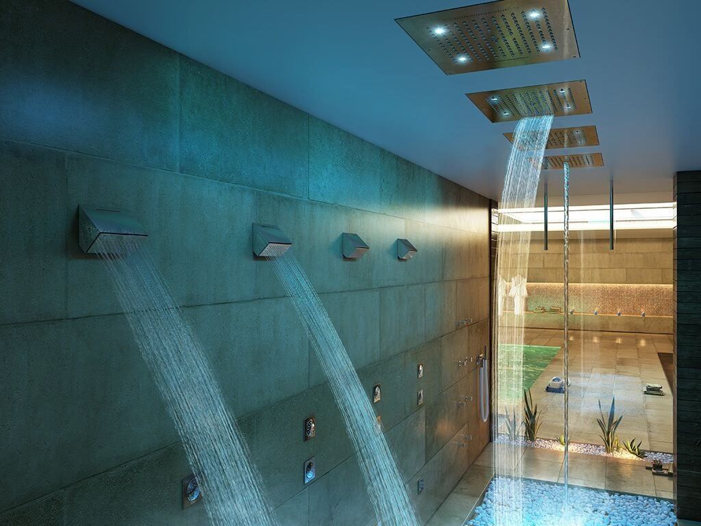 Regendusche mit der richtigen dusche fängt der tag richtig an â
