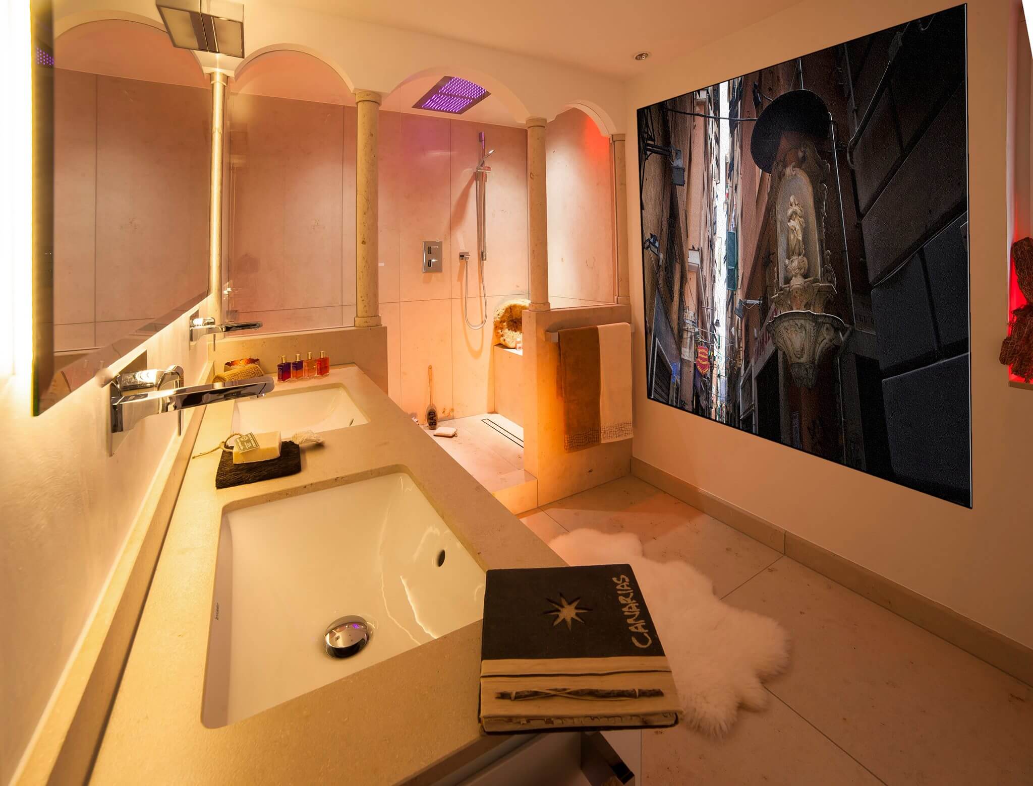 Regendusche oder Duschen im Monsun-Regen mit dem Spa und Bad Designer Torsten Müller