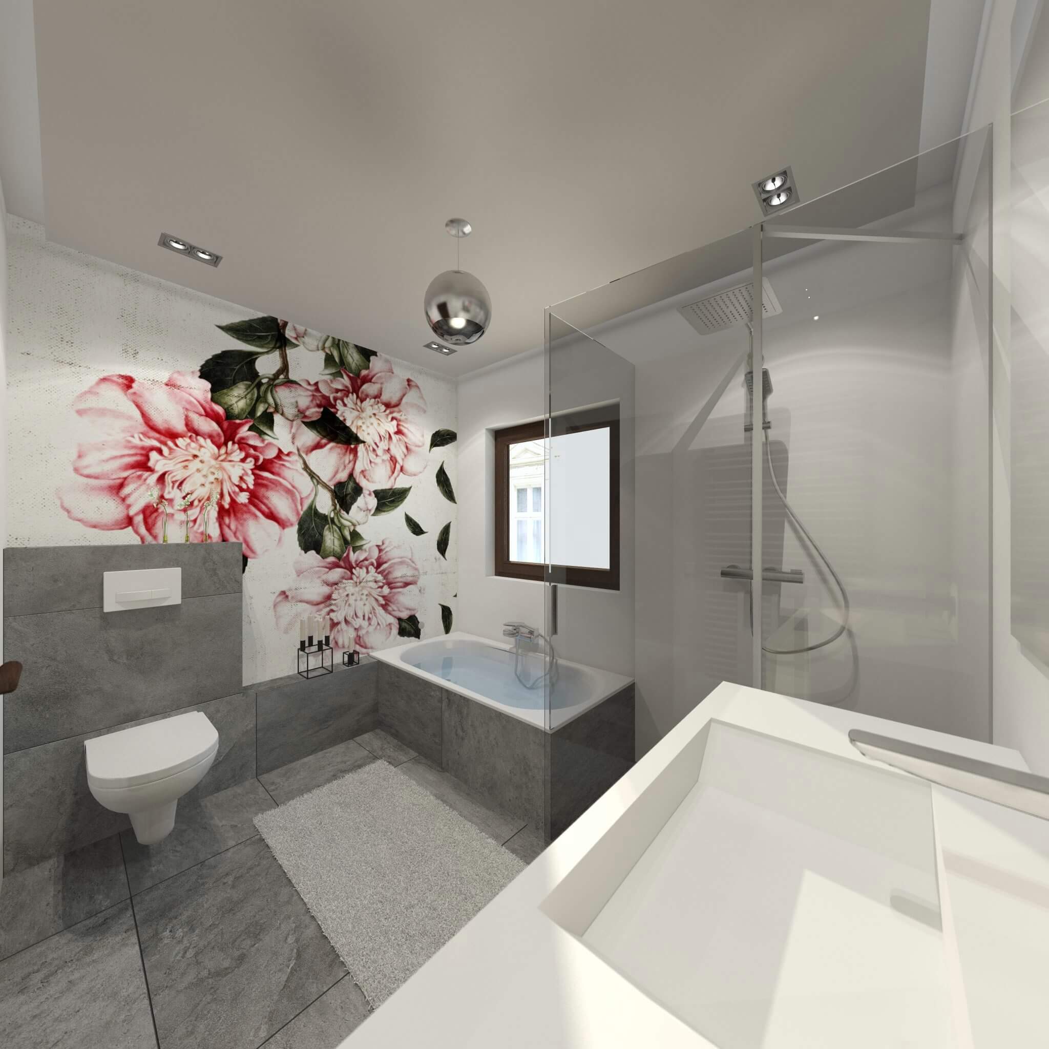 design vom badezimmer