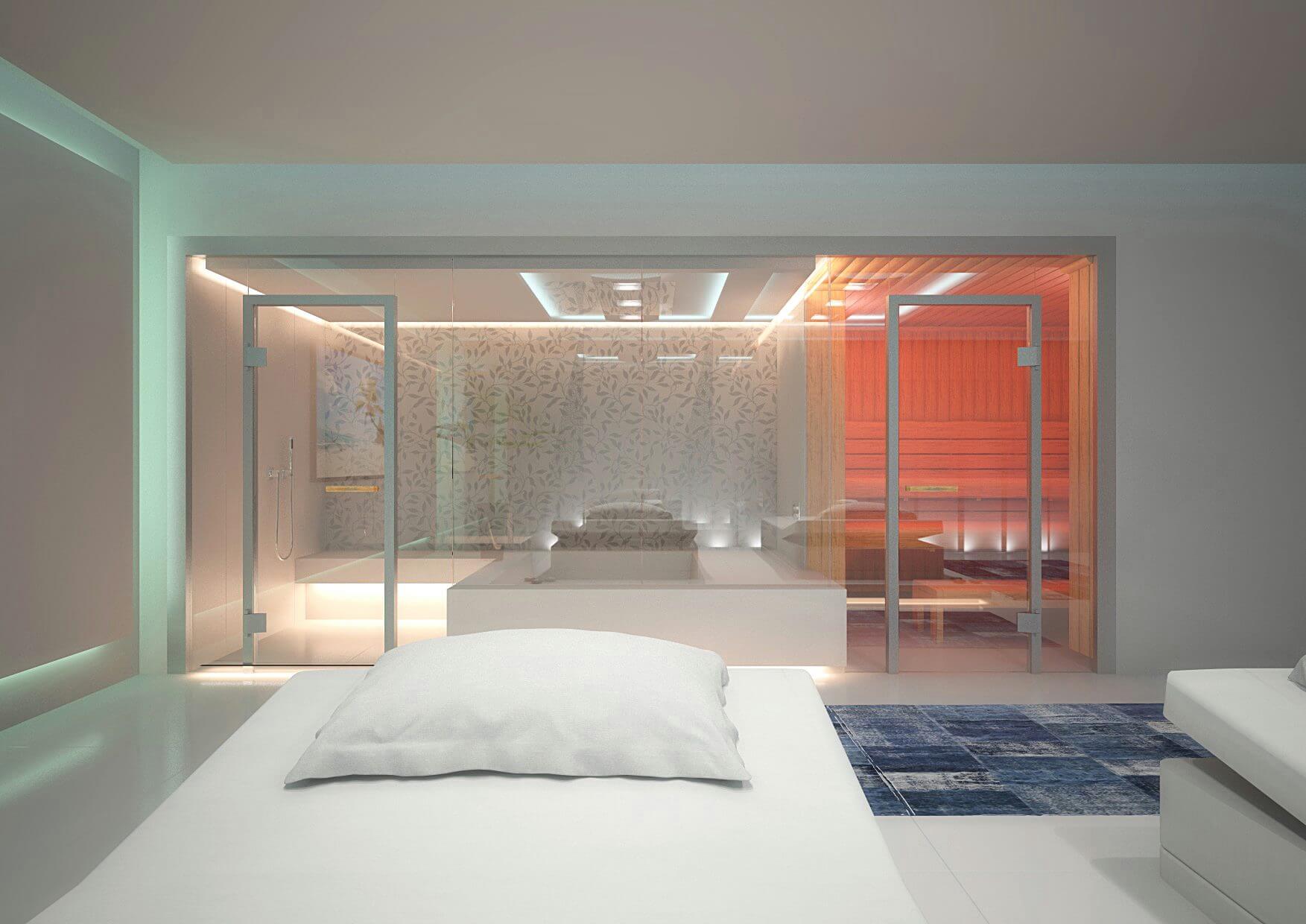 Private Spa - Privat Spa Wochenende Designer Torsten Mueller Bad Honnef Koeln Bonn Duesseldorf (11) 3D-VISUALISIERUNG Faszinierende emotionsstarke Bilder sind das was am Anfang steht. Torsten Müller und die besten 3D Artisten stehen für überzeugende fotorealistische 3D Visualisierung und das immer mit herausragenden Ergebnissen Seine 3D Artisten sind bekannt für Architektur, Innenarchitektur und Produktdesign und das auf höchster fotorealistischer High-End Qualität. „It’s all about light“ „And the love and spirit of the people involved in the process“ we work with:PaletteCAD Cinema4D VrayforC4D Photoshop GANZ VIEL LIEBE und immer verbunden mit der Freude daran. Palette CAD ist zum Beispiel eines der 3D Planungsprogramm für Spa- und Bad- Planung wiederum mit dem Fliese, Naturstein, Ofen und Kamin sowie die gesamte Innenarchitektur. Badplanung 3D VISUALISIERUNG Torsten Müller Designer Torsten Müller ist nicht nur renommierter Bad/Spa- und Raum-Designer von z. B. Penthäusern, Key-Note Speaker, Kolumnist, TV-Experte und gefragter Berater internationaler Hersteller und Handwerksbetriebe. Er ist vor allem Trendsetter des wohnräumlichen Interiors. Bereits 2006 wurde Torsten Müller vom Magazin »SCHÖNER WOHNEN« als Top-Designer präsentiert, inzwischen setzt er europaweit Maßstäbe in der Spa- und Raum-Architektur. Die »Welt am Sonntag« zählte ihn zu den Top-30 der deutschen Bad-Designer. Die Frankfurter Rundschau nannte ihn den »Designer unter den europäischen Top-Adressen der Ritualarchitektur«. Ebenso bezeichnete das Magazin »Das Bad« seine Bad-Designs und Lichtkonzepte als zukunftsweisend. Trotz aller Auszeichnungen ist Torsten Müller stehts auf Augenhöhe mit seinen Kunden und verliert sein Ziel “Raumkonzepte für die Sinne” nie aus den Augen.