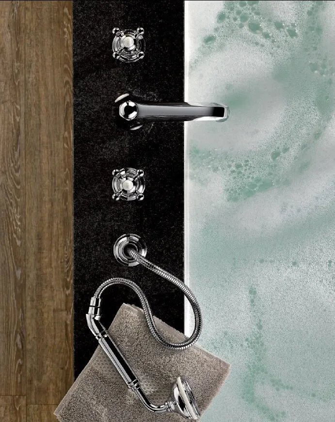 THG Paris Armaturen und hochwertiges Badezimmer-Zubehör für ihr Badezimmer Design Edler Stein, Kristallglas, Porzellan, optisches Glas, natürlicher Marmor: THG Paris wählt sorgfältig Materialien hoher Qualität zur Schaffung außergewöhnlicher Stücke. THG Paris steht für zeitlosen Luxus im privat Spa und eine außergewöhnliche Lebensart.
