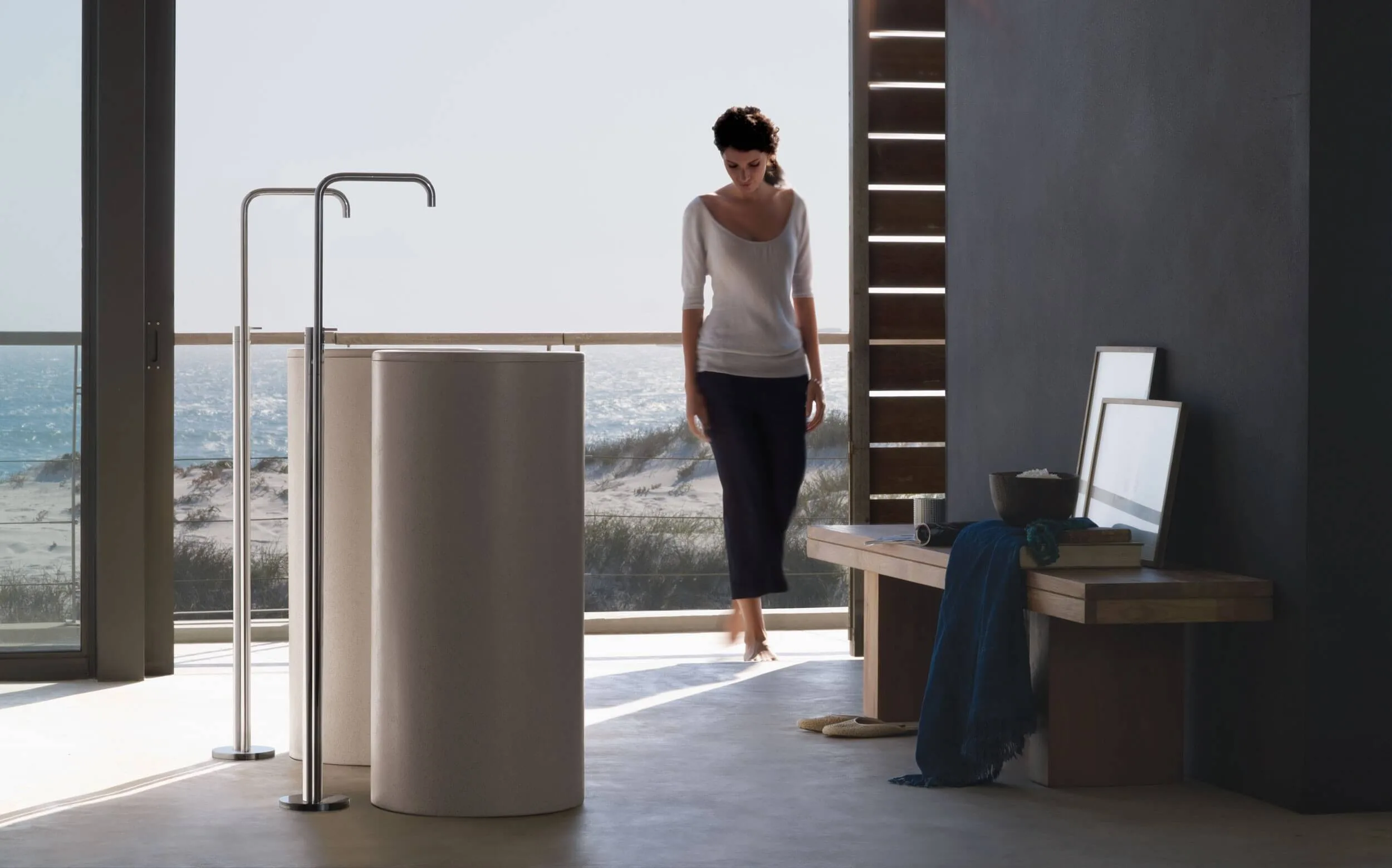 Arne Jacobsen, armaturen, armatur, wasserhahn, badezimmereinrichtung, design, Zubehör, Hochwertige Duschen VOLA.