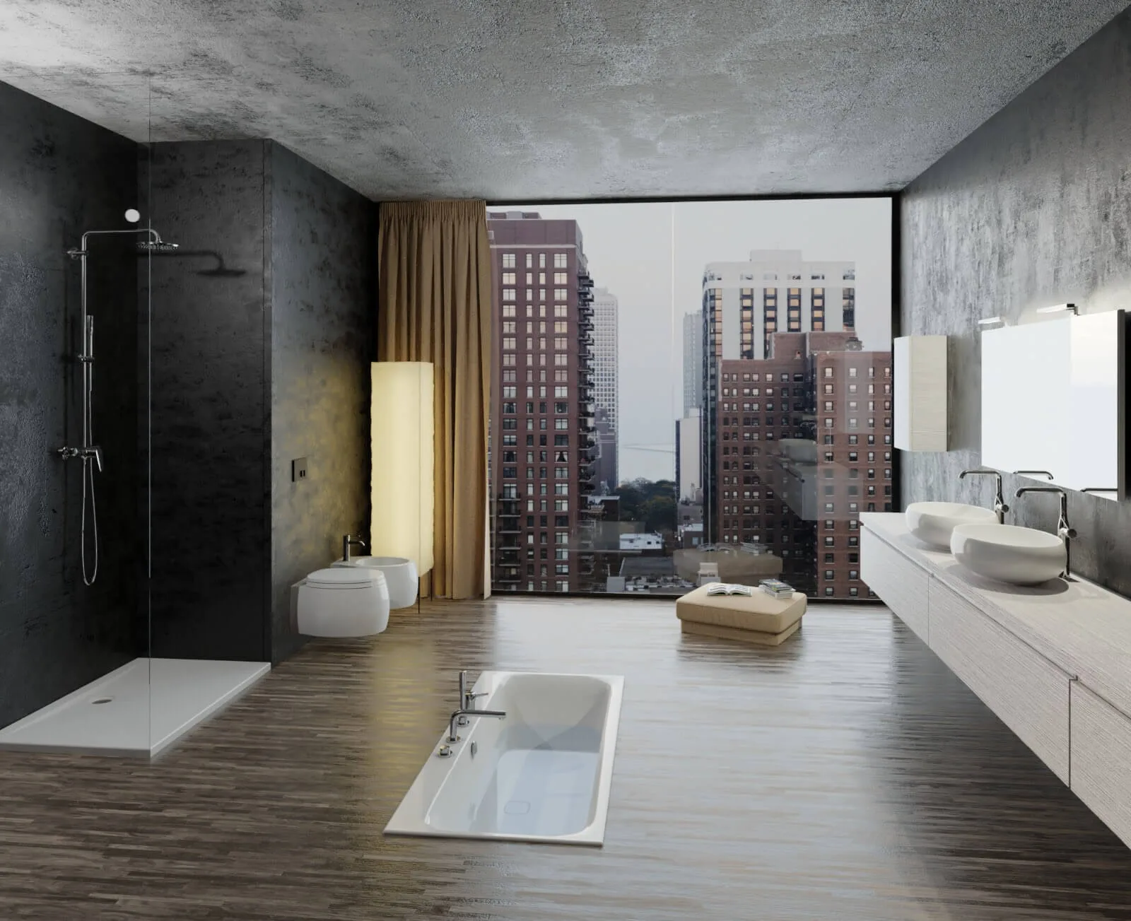 Dusche Badewanne Badezimmer Design