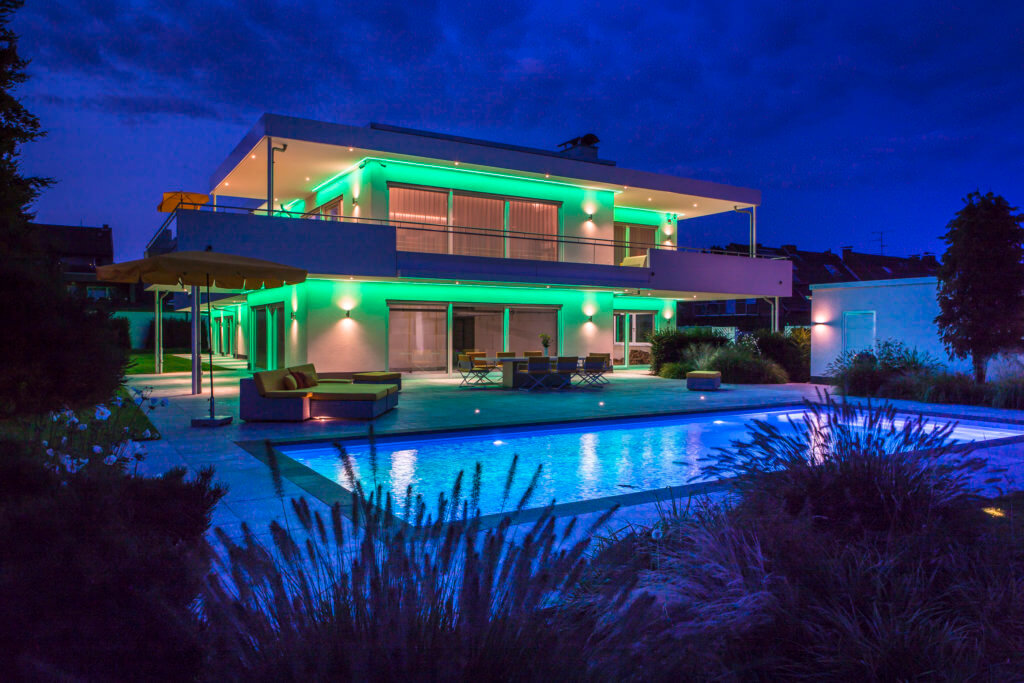 Lichtdesigner Lichtplaner Design Award Winner Pool Architektur Penthouse Bungalow Lifestyle