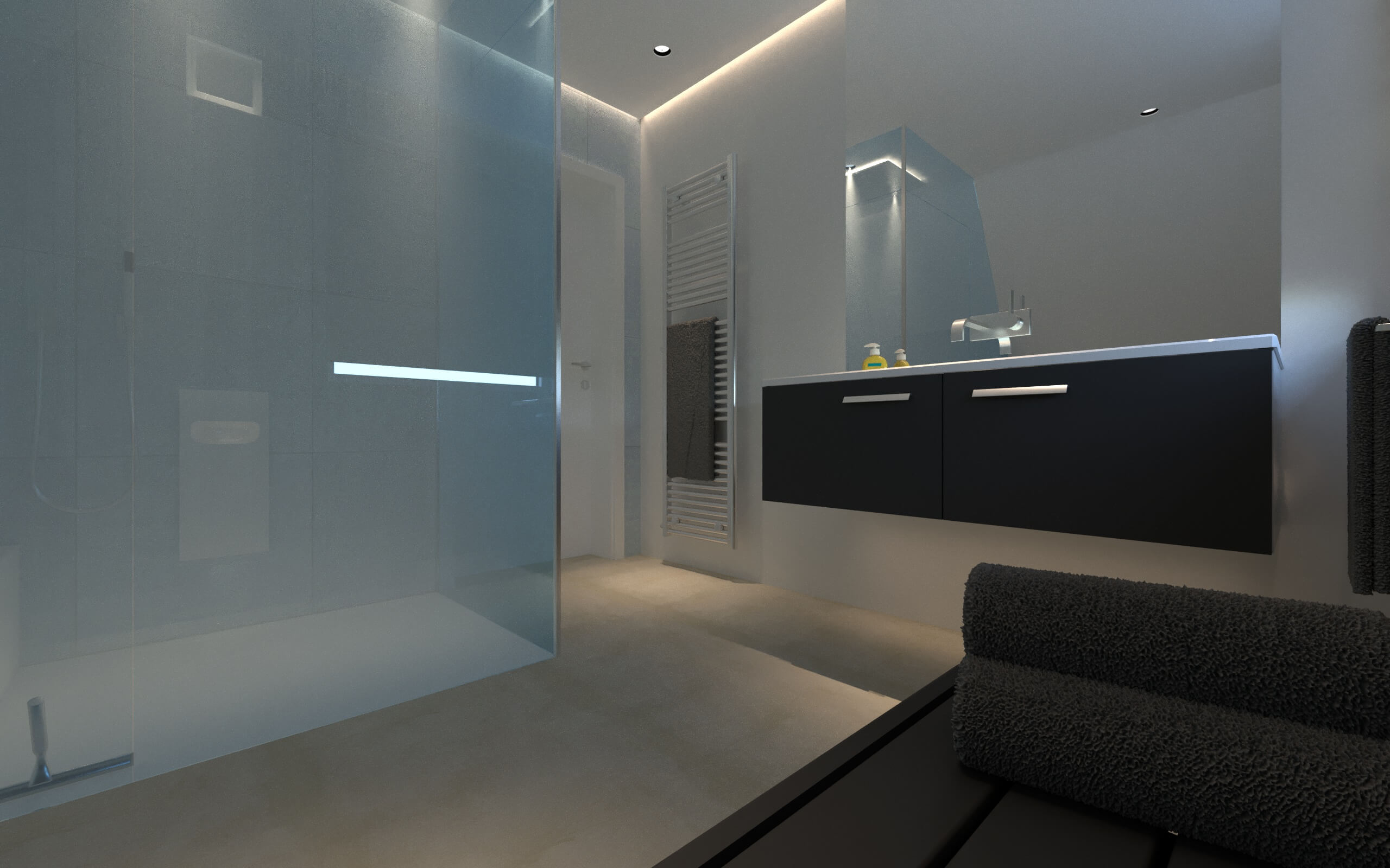 Tipps für die exklusive Badplanung hier für eine Damopfdusche im Baddesign mit dem Designer Torsten Müller Bad Honnef Bonn Köln 3D Artist Franz Lorenz Wagner Stuttgart 2019
