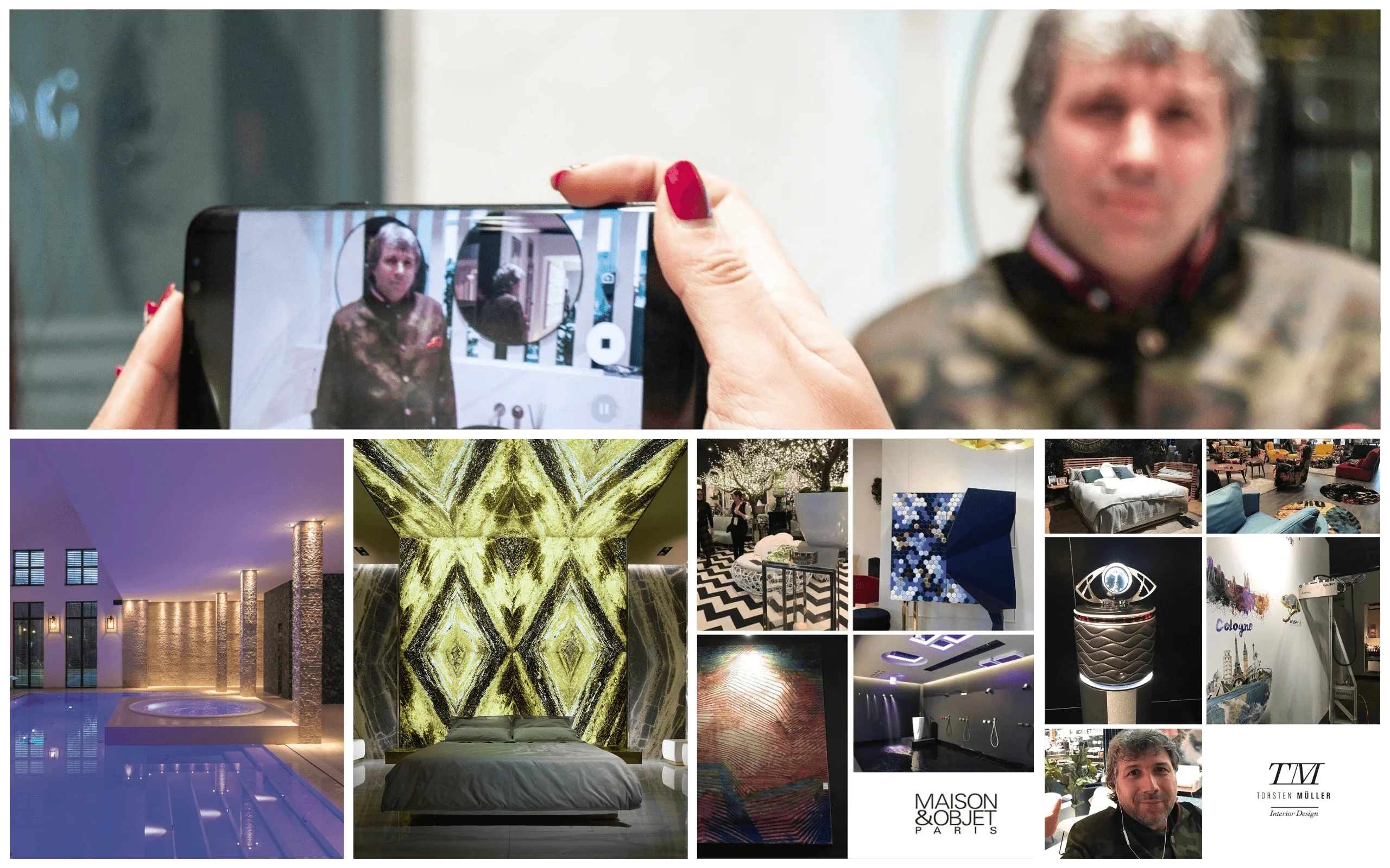 Immer up-to-date: Torsten Müller auf dem Weg zum Trendforum "Pop up my bathroom"