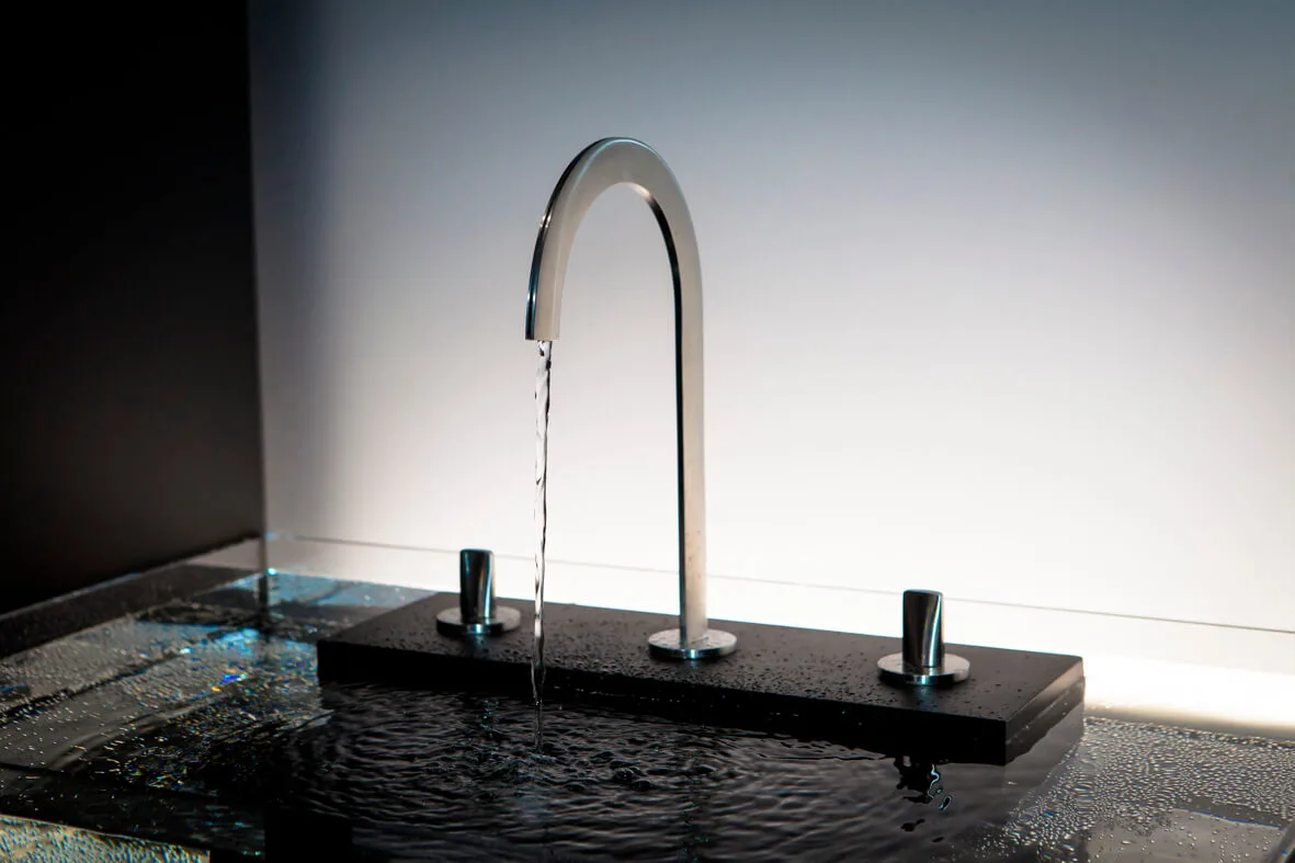 Grohe 3D Armatur für 12.000 Euro. Die Zukunft wie das Wasser fließt.