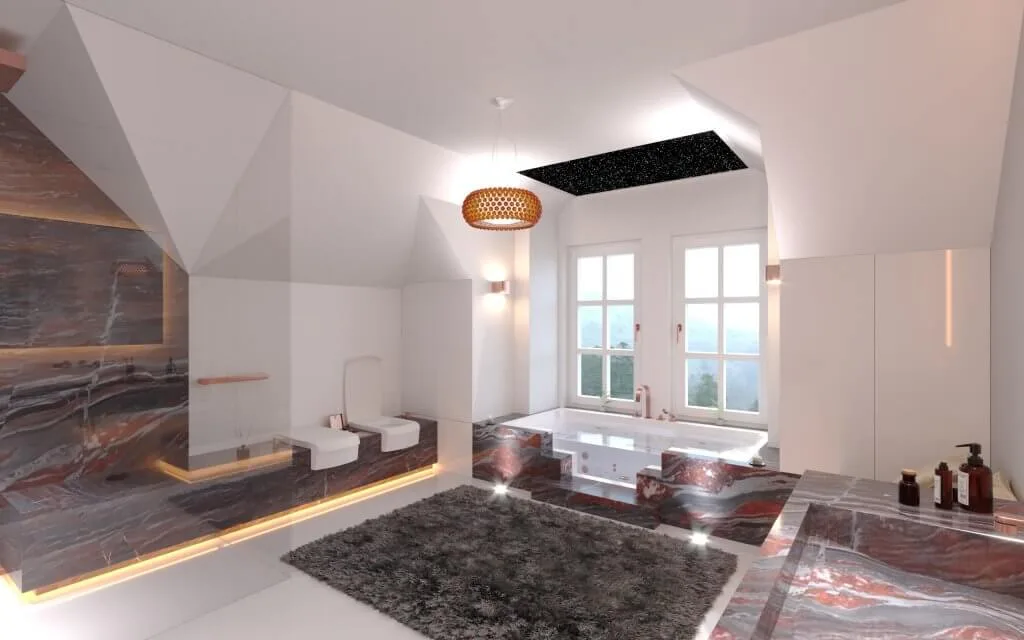 SPADESIGN Unser Spa-Design vereint gehobene Architektur und durchdachte Funktionalität der Komponenten, überrascht mit edlem bis exklusiven Farb- und Licht-Design, bietet sinnliche Harmonie und Balance, vitalisiert und unterstützt die Regeneration in jeder Beziehung. So wie zeitloses Spa-Design sein soll.