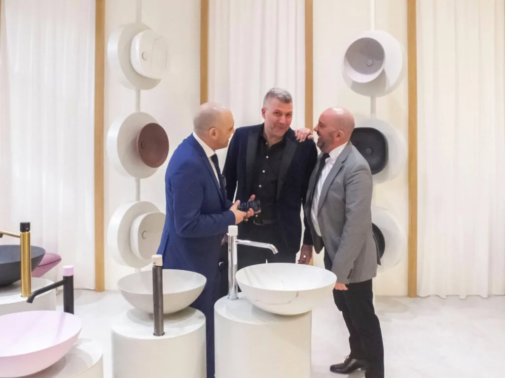 Torsten Müller bei dem Design Label Porcelanosa