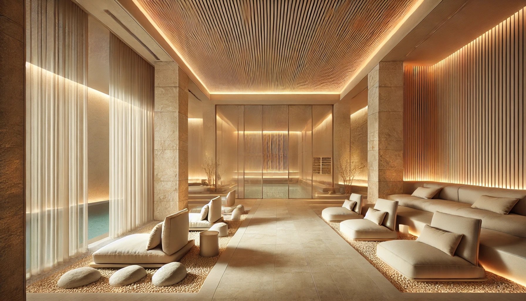 Privates Luxus-Spa, das Individualität und Entspannung vereint