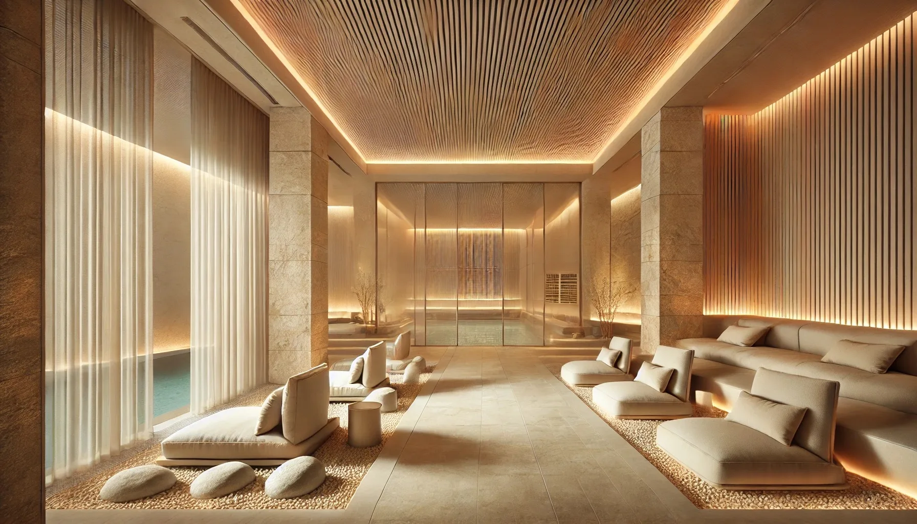 Privates Luxus-Spa, das Individualität und Entspannung vereint