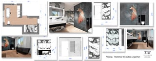 Exklusive Badplanung – Visualisierung & technische Planung mit Marmorwand