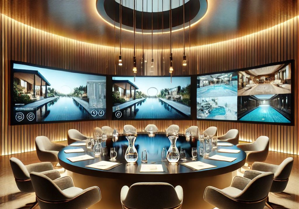 Innovative Atmosphäre bei der BSW Jury-Sitzung 2024 Beeindruckende Kulisse: Entscheidung über die besten Wellness- und Poolprojekte