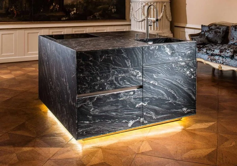 Die Dimension Ihrer ST-ONE Kücheninsel ist für jede Steinart frei wählbar. So individuell wie Ihre Wünsche, flexibel im Maß und solide in der Ausführung.