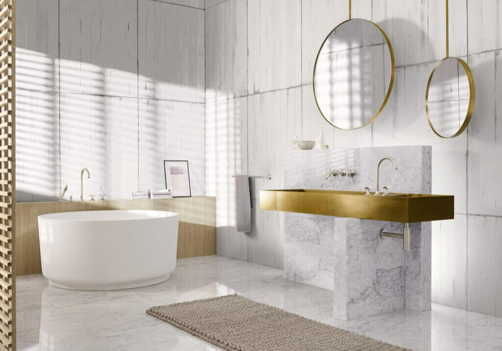Dornbracht_Vaia neri Gold und Messing setzen farbliche Akzente im Bad und erzielen beim Badnutzer das Feeling von modernem Luxus Dornbracht_Vaia neri Gold und Messing setzen farbliche Akzente im Bad und erzielen beim Badnutzer das Feeling von modernem Luxus
