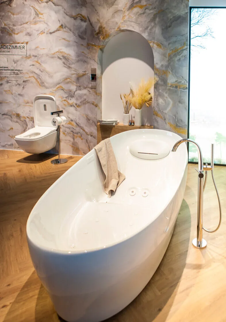 Naturstein im Badezimmer - Badezimmer Trends 2024