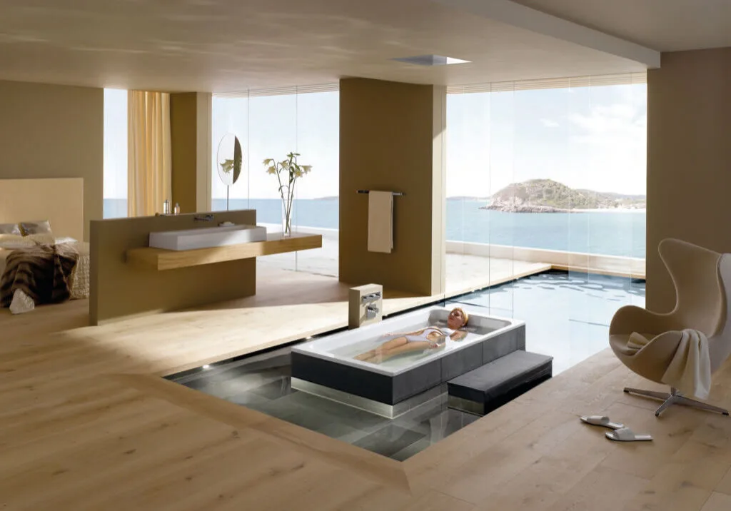 Badewanne für Bad Spa und Architektur