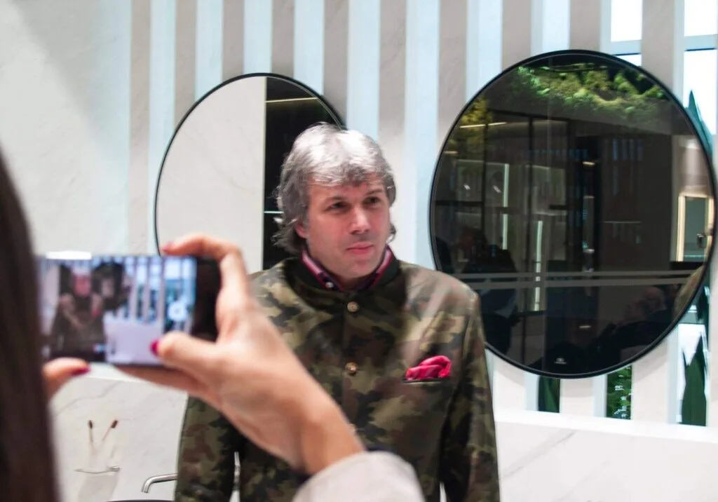 Torsten Müller bei einer Design- und Materialreise zu Porcelanosa 2019